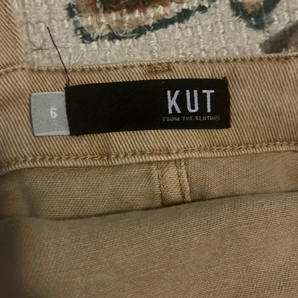 HP 🎉 Kut from the Kloth Jessica tan /brown / mustard overalls. - Picture 15 of 16